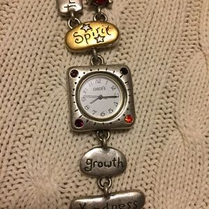 Chico’s charm watch 7” overall length